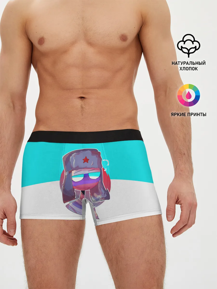 Мужские трусы боксеры / CountryHumans - Россия