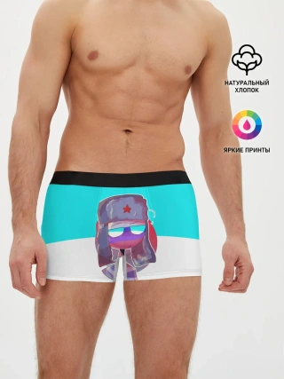 Мужские трусы боксеры / CountryHumans - Россия