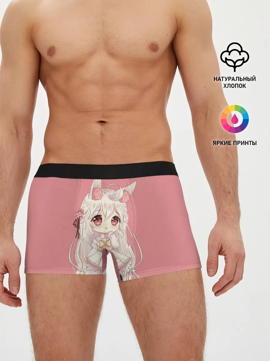 Мужские трусы боксеры / Неко тян