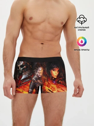Мужские трусы боксеры / THE WITCHER 3:WILD HUNT