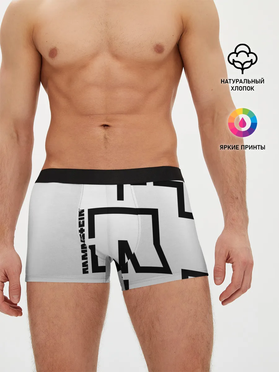 Мужские трусы боксеры / RAMMSTEIN | РАМШТАЙН