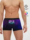 Мужские трусы боксеры / Apex Legends. Neon logo