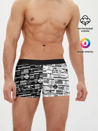 Мужские трусы боксеры / RAMMSTEIN