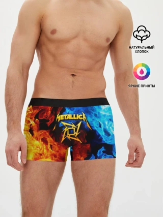 Мужские трусы боксеры / Metallica