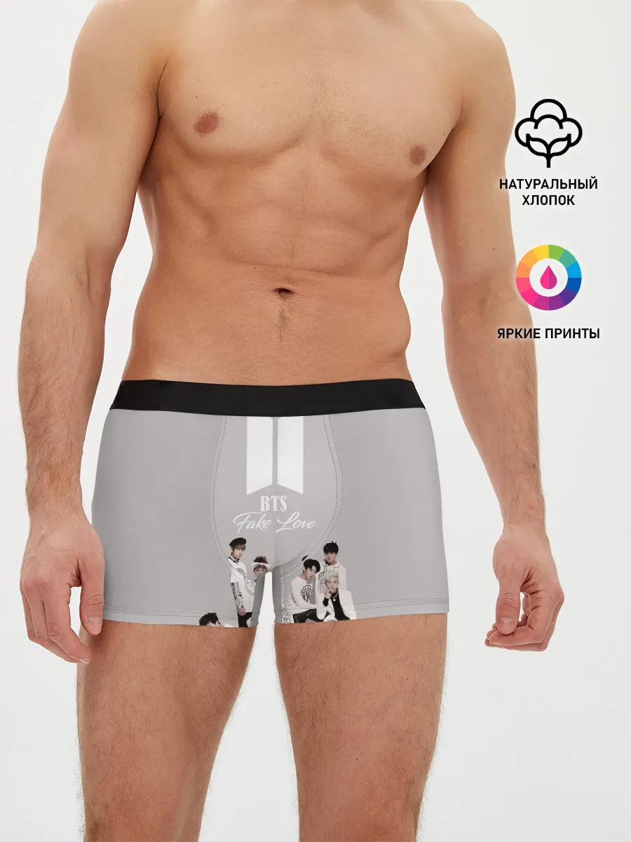 Мужские трусы боксеры / BTS Take love