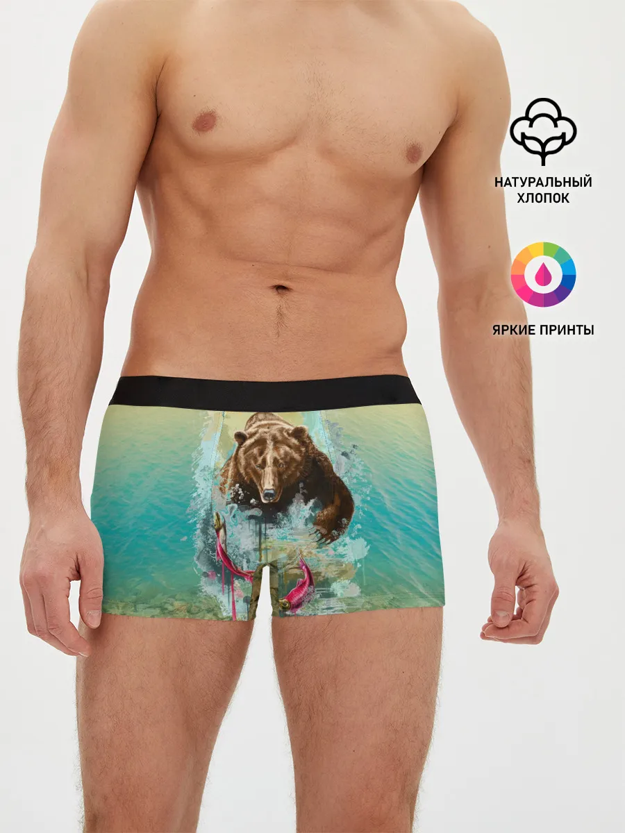 Мужские трусы боксеры / Рыбалка