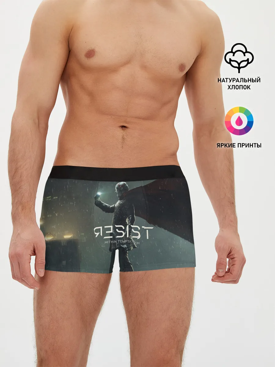 Мужские трусы боксеры / Within Temptation RESIST