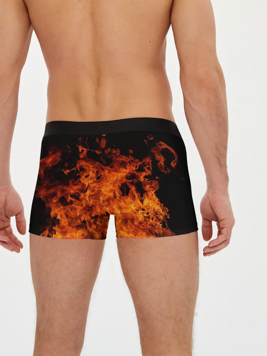 Мужские трусы боксеры / Огонь