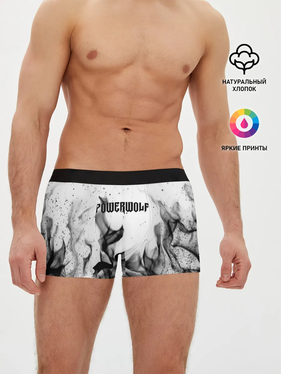 Мужские трусы боксеры / POWERWOLF