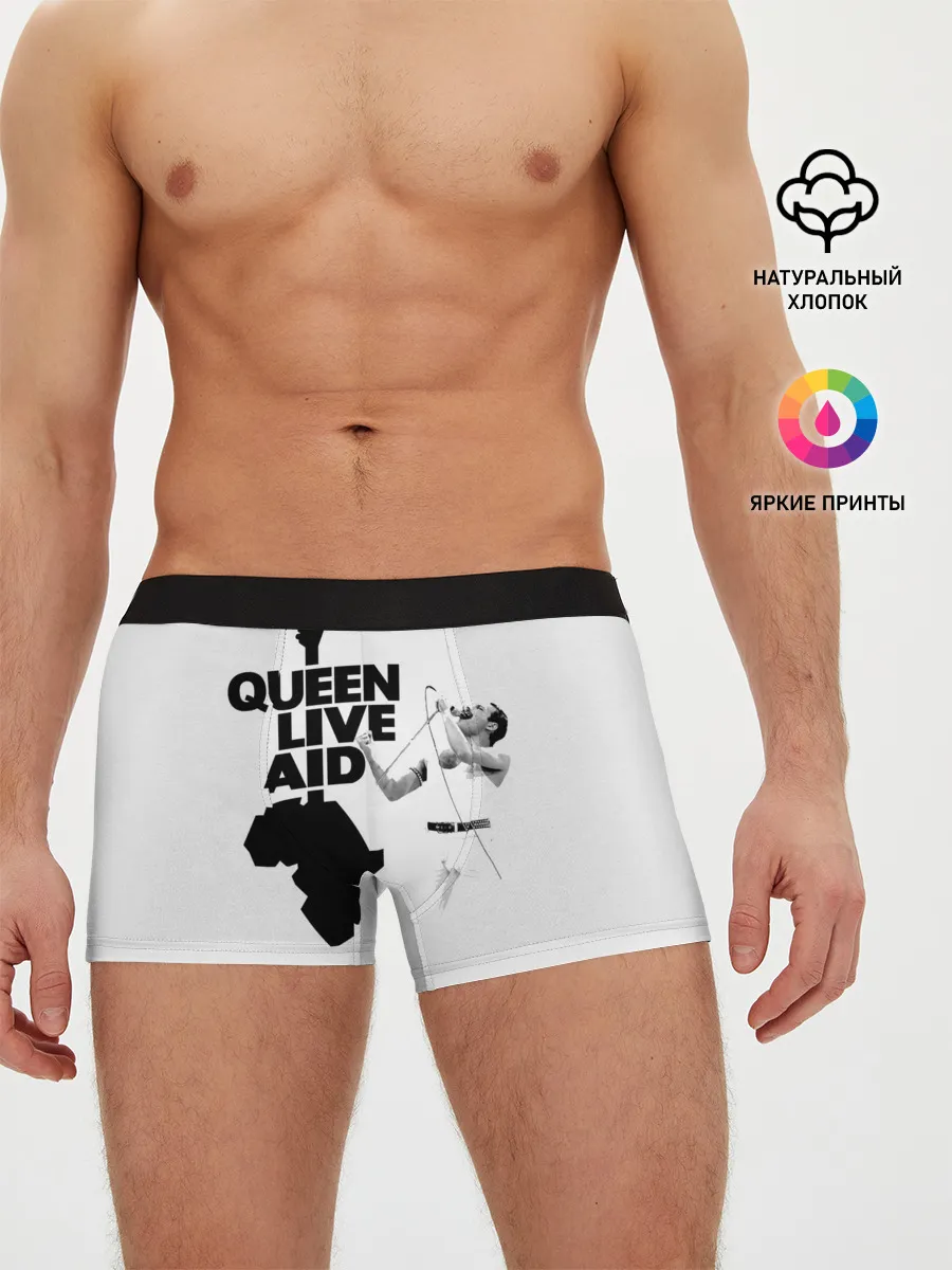Мужские трусы боксеры / Queen LIVE AID