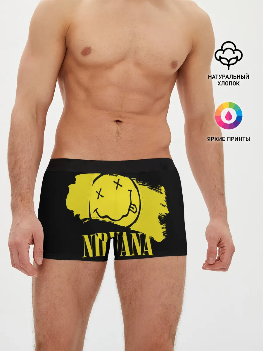 Мужские трусы боксеры / Nirvana