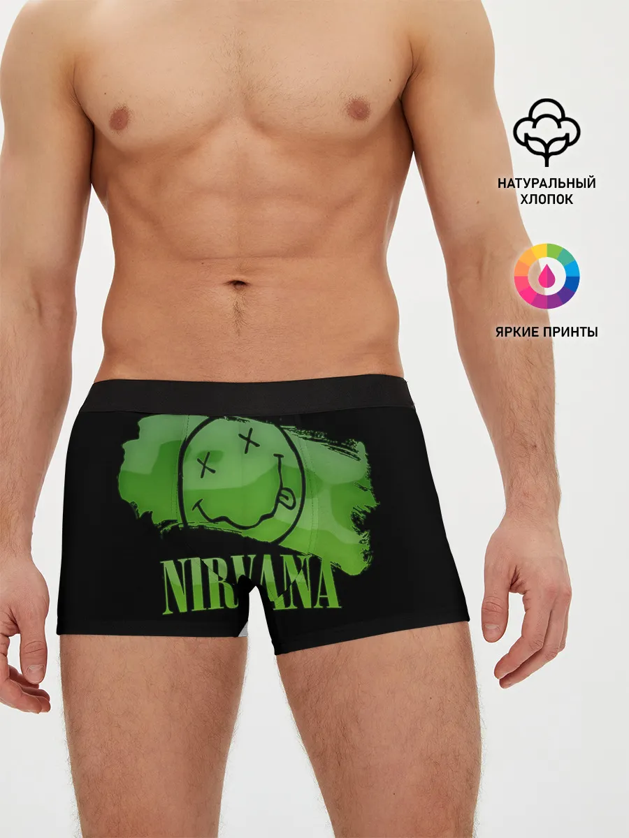 Мужские трусы боксеры / Nirvana