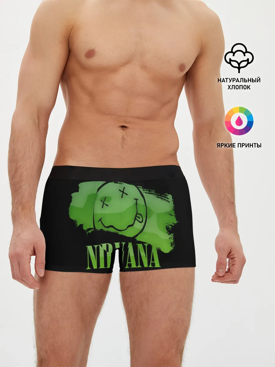 Мужские трусы боксеры / Nirvana