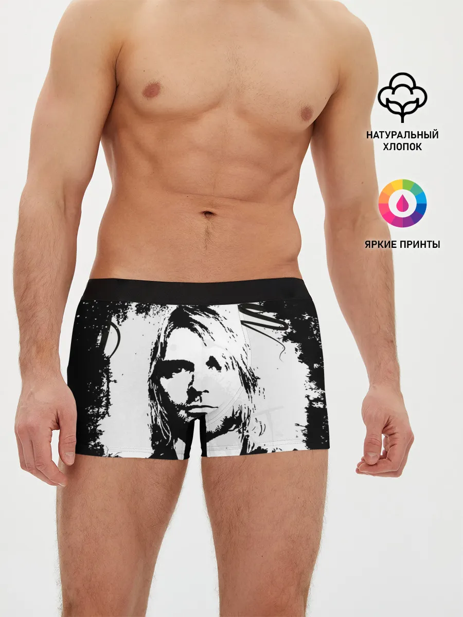 Мужские трусы боксеры / Kurt Cobain