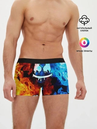 Мужские трусы боксеры / РЮКЗАК MARSHMELLO