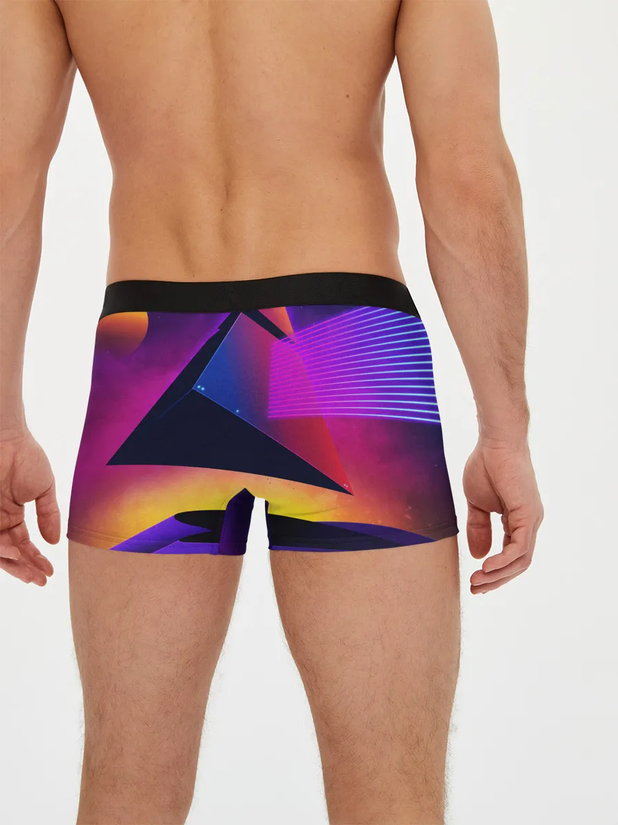 Мужские трусы боксеры / СТИЛЬ ГЕОМЕТРИЯ