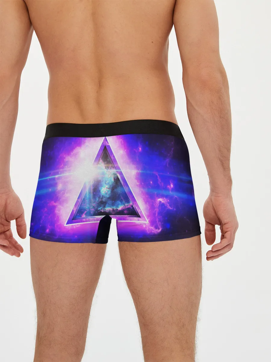Мужские трусы боксеры / КОСМИЧЕСКИЙ ТРЕУГОЛЬНИК