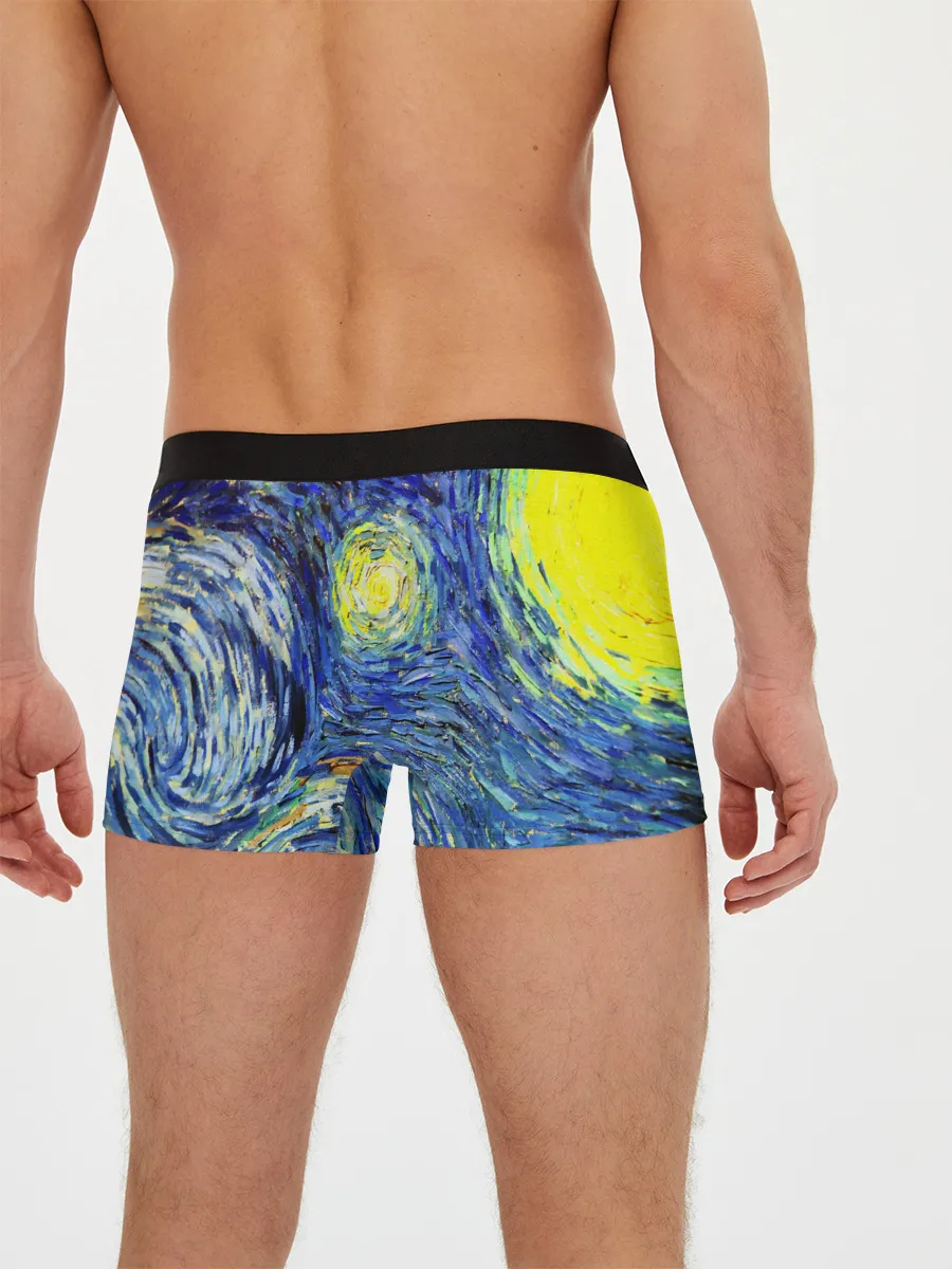 Мужские трусы боксеры / ИМПРЕССИОНИЗМ ВАНГОГ