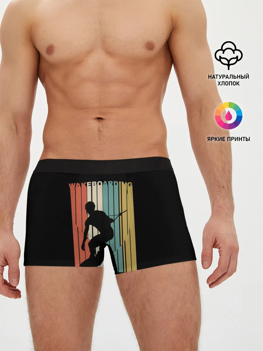 Мужские трусы боксеры / Wakeboarding