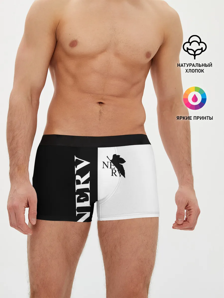 Мужские трусы боксеры / Nerv black