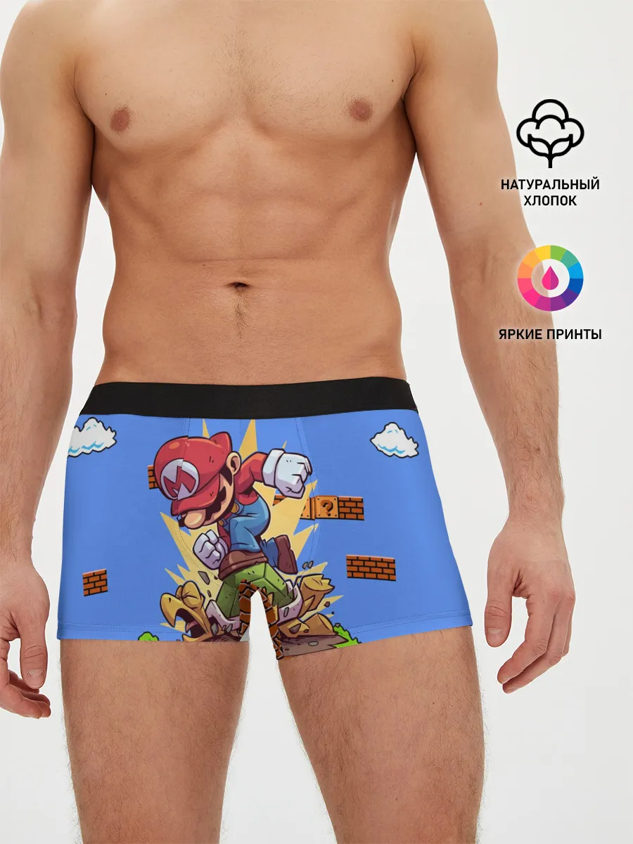 Мужские трусы боксеры / Марио