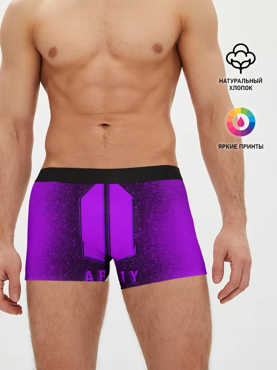 Мужские трусы боксеры / РЮКЗАК BTS