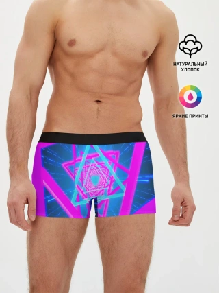 Мужские трусы боксеры / MUSIC NEON