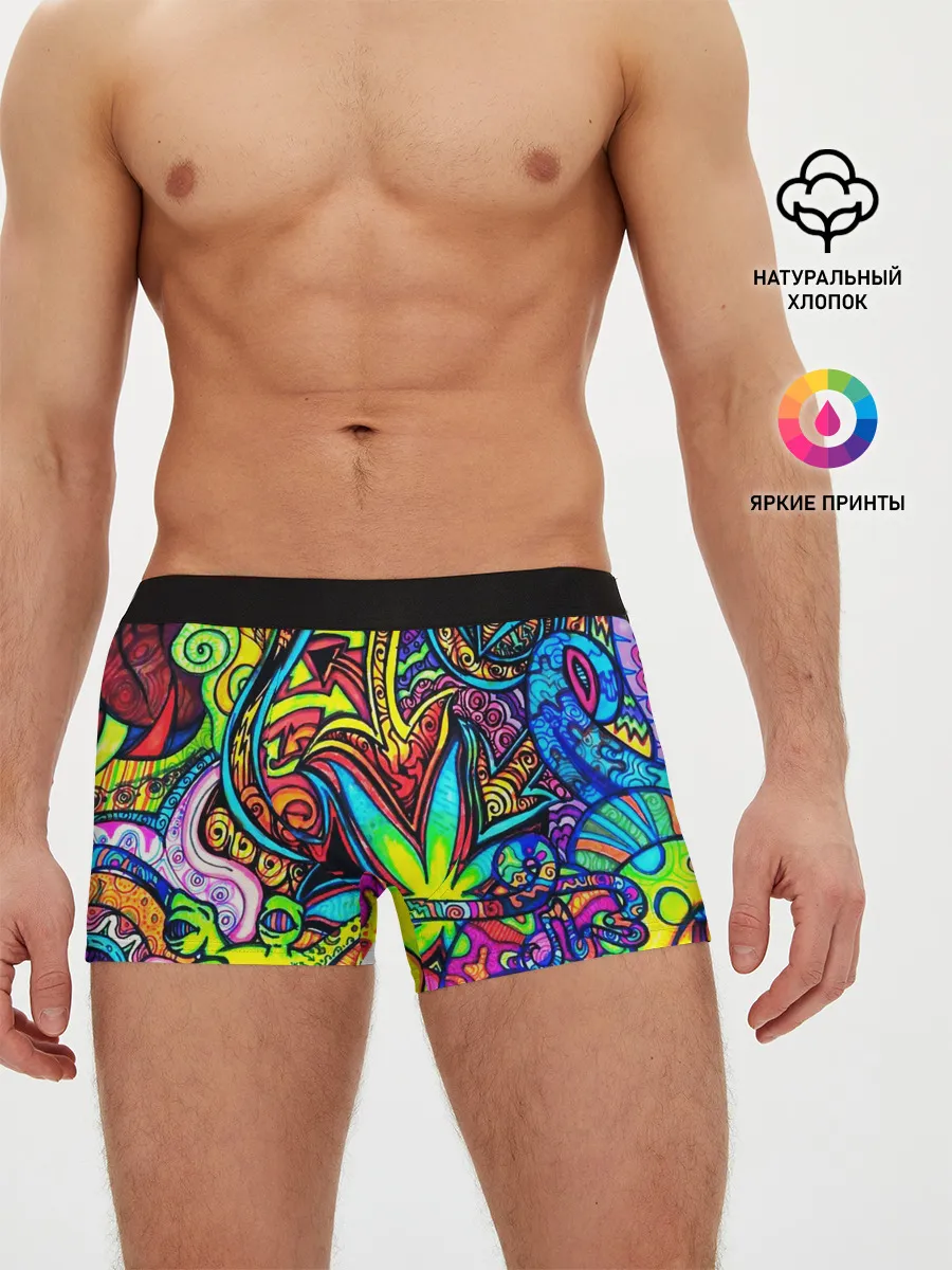 Мужские трусы боксеры / ABSTRACTION PSY