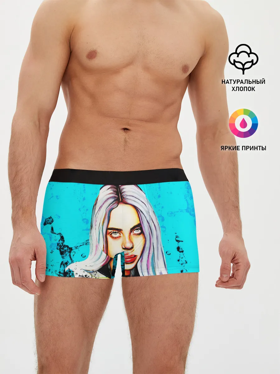 Мужские трусы боксеры / Billie Eilish