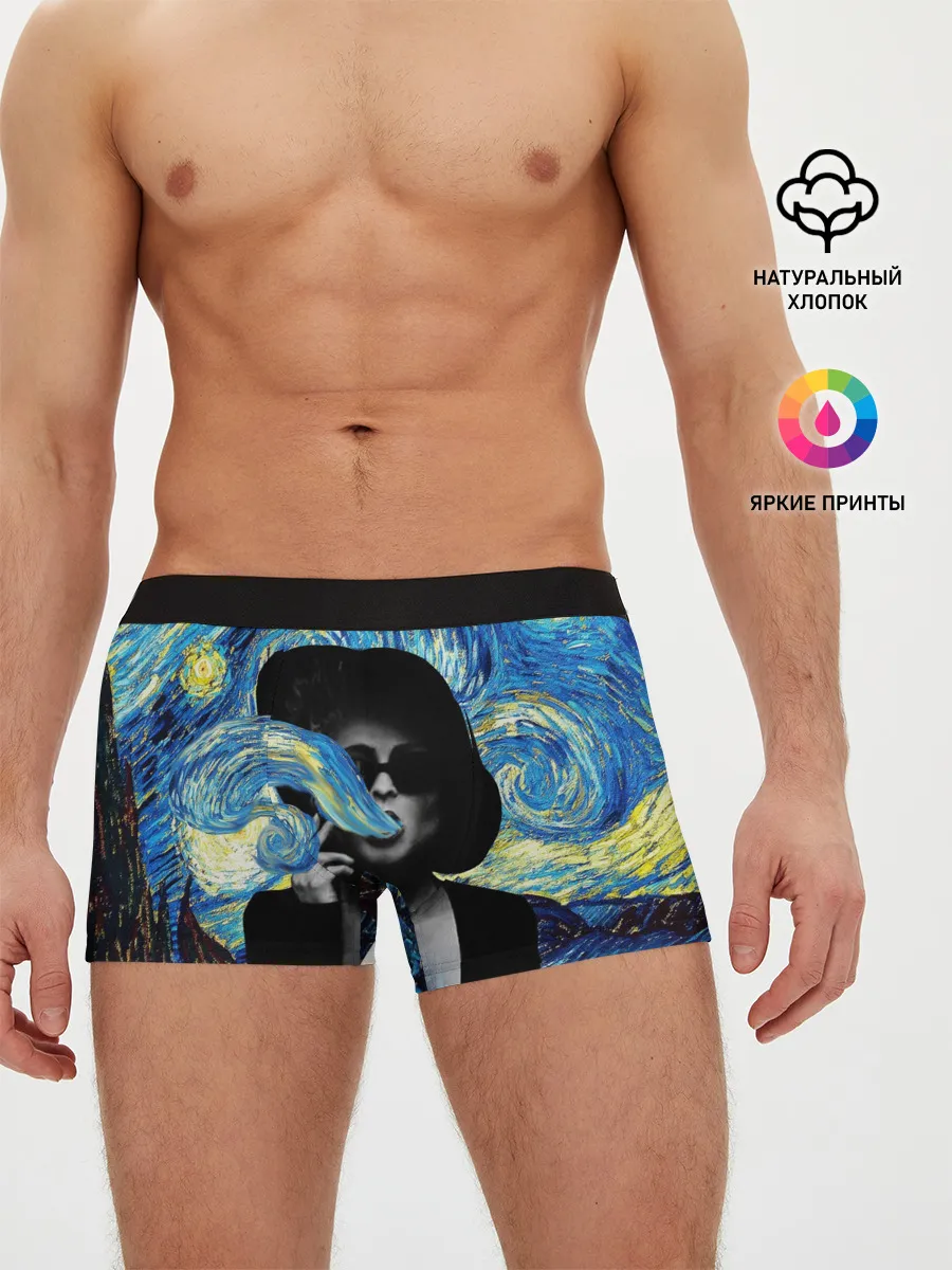 Мужские трусы боксеры / Марла на картине Ван Гога
