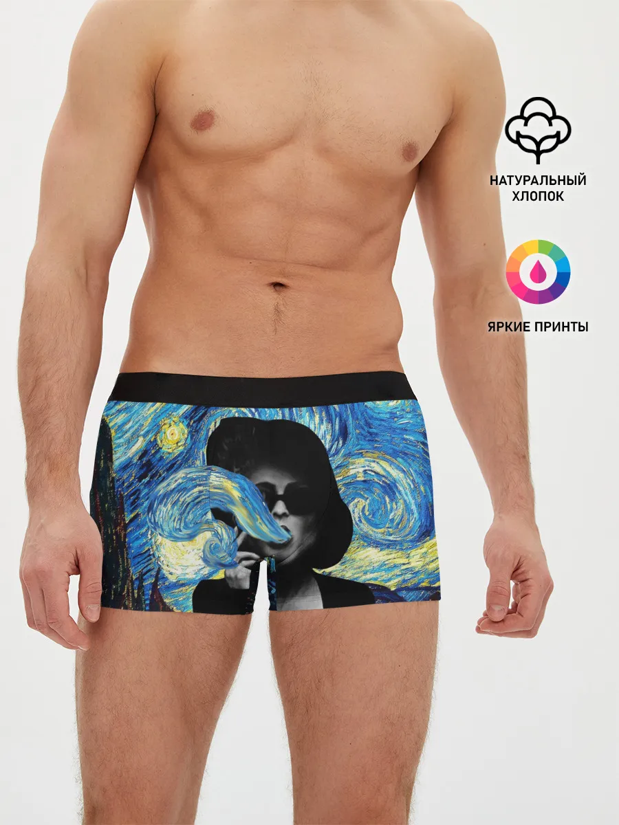 Мужские трусы боксеры / Марла на картине Ван Гога