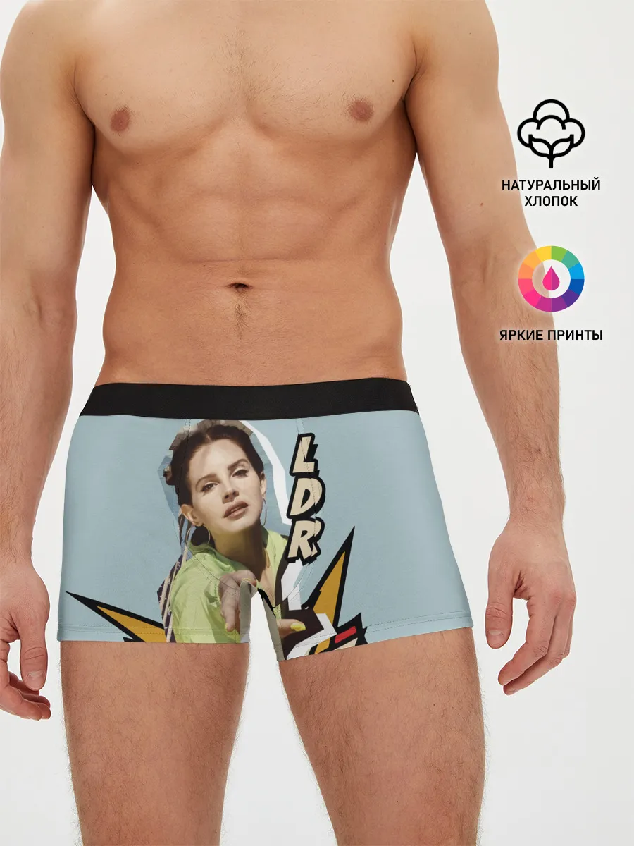 Мужские трусы боксеры / LANA DEL RAY - NFR!