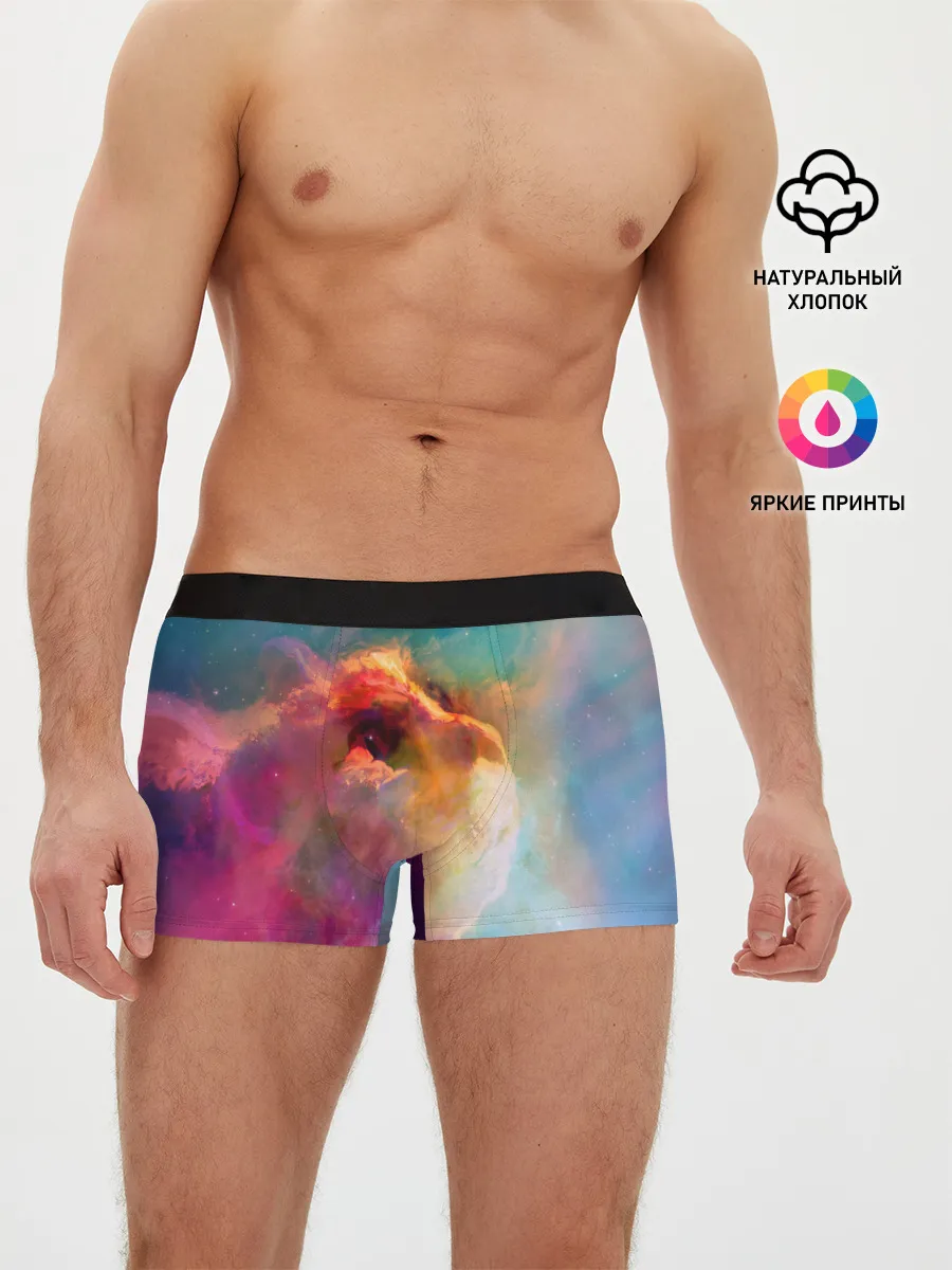 Мужские трусы боксеры / КОСМИЧЕСКИЙ КОТ