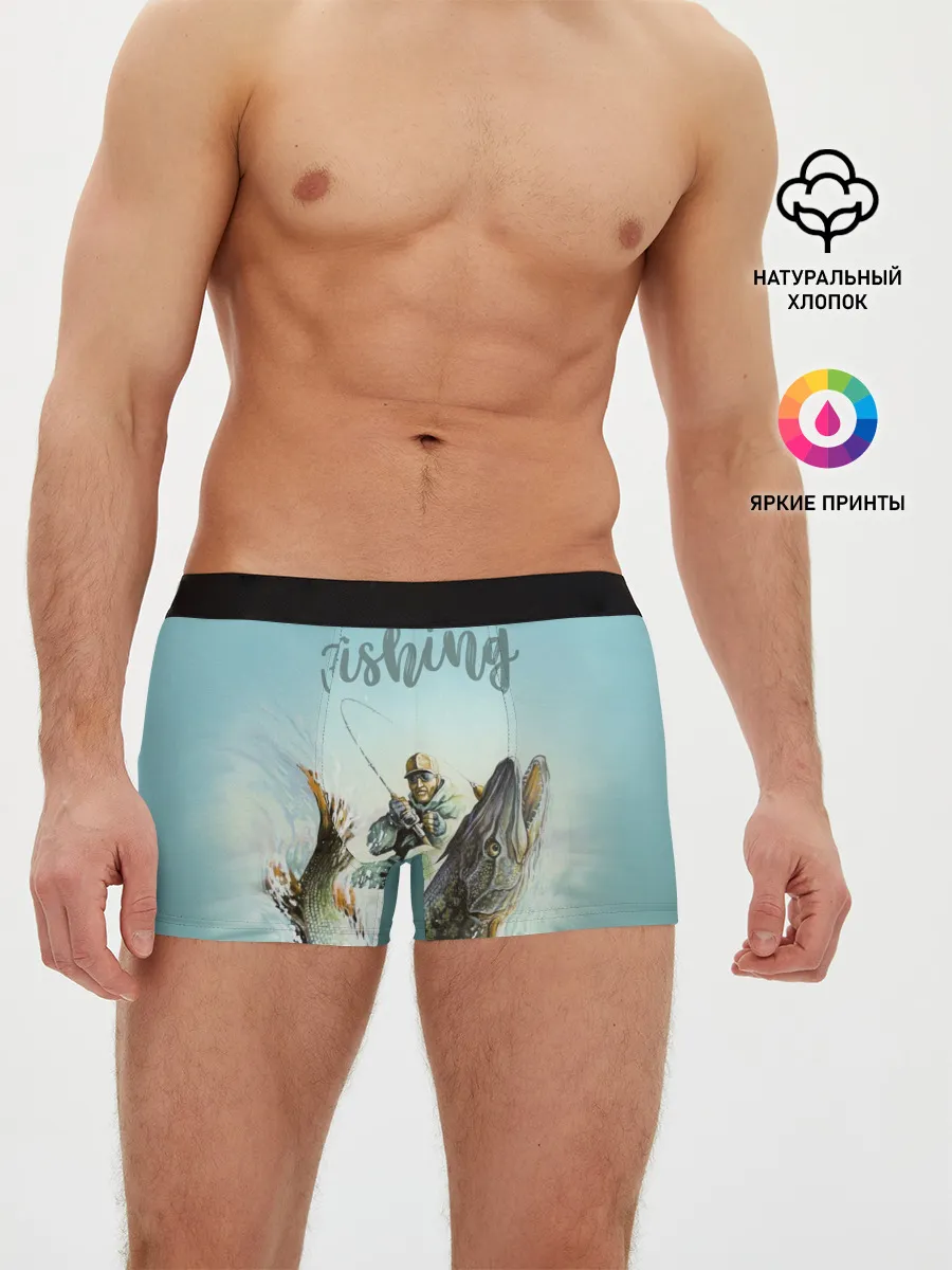 Мужские трусы боксеры / Fishing