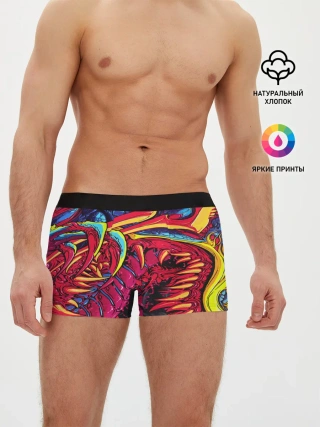 Мужские трусы боксеры / CS GO hyper beast skin