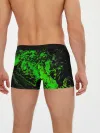 Мужские трусы боксеры / Тёмные зеленые краски
