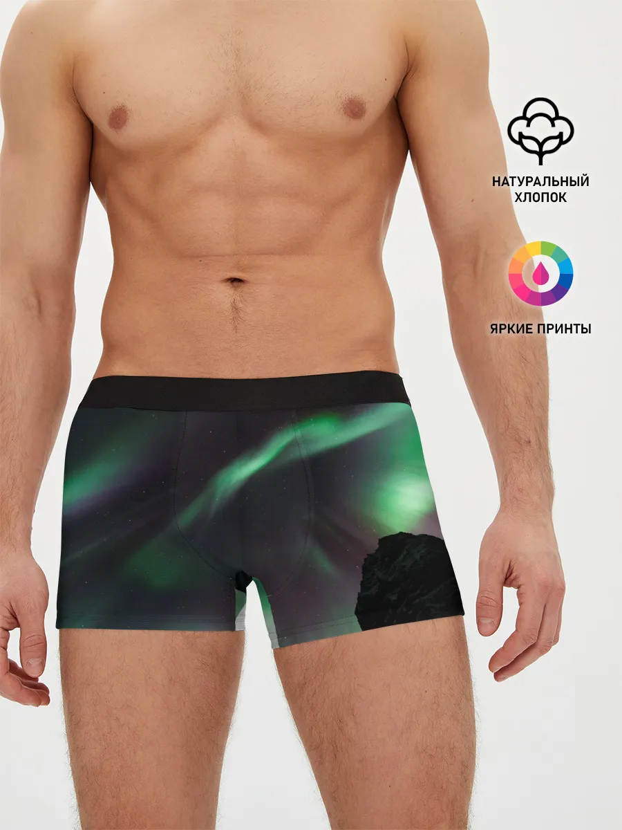 Мужские трусы боксеры / Северное сияние