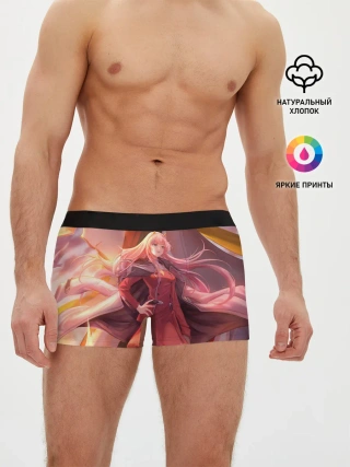Мужские трусы боксеры / Darling In The Franxx art
