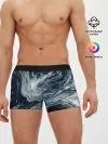 Мужские трусы боксеры / Темные холодные краски