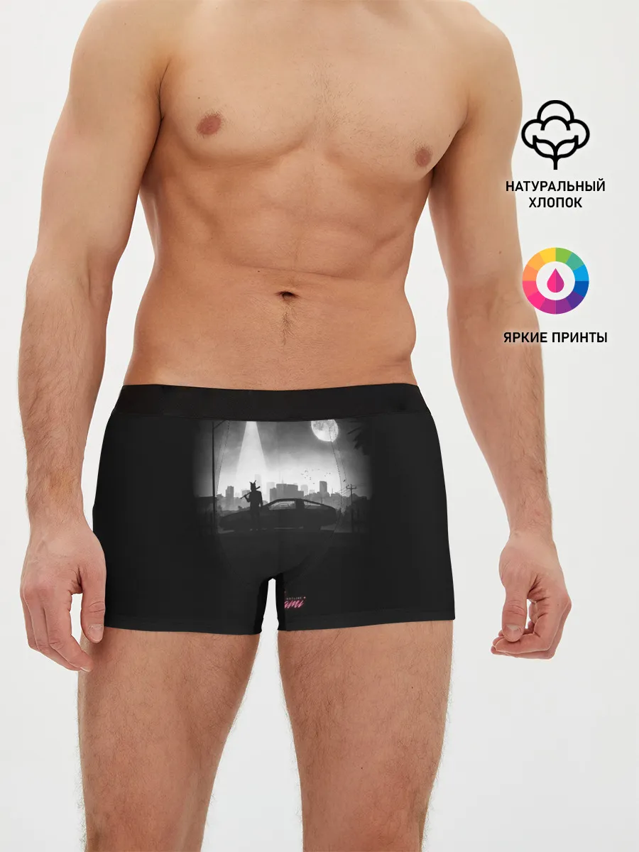 Мужские трусы боксеры / Miami Black