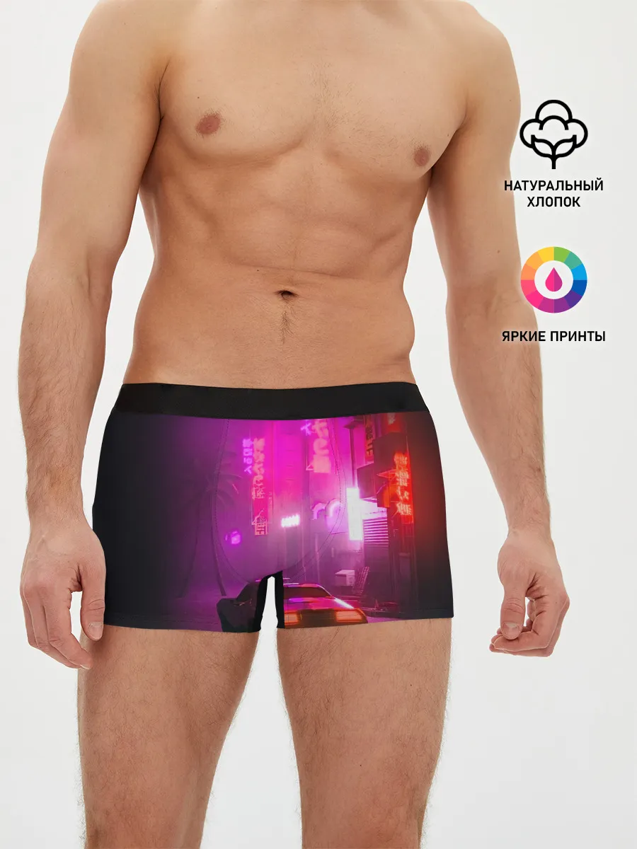 Мужские трусы боксеры / НЕОНОВЫЙ ГОРОД | NEON CITY