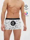 Мужские трусы боксеры / EXO BAND АВТОГРАФЫ