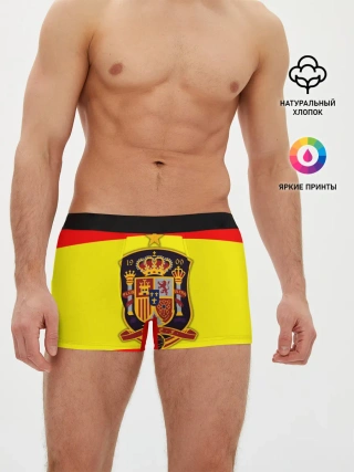 Мужские трусы боксеры / Сборная Испании флаг