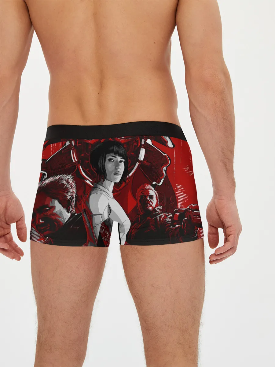 Мужские трусы боксеры / Призрак в доспехах