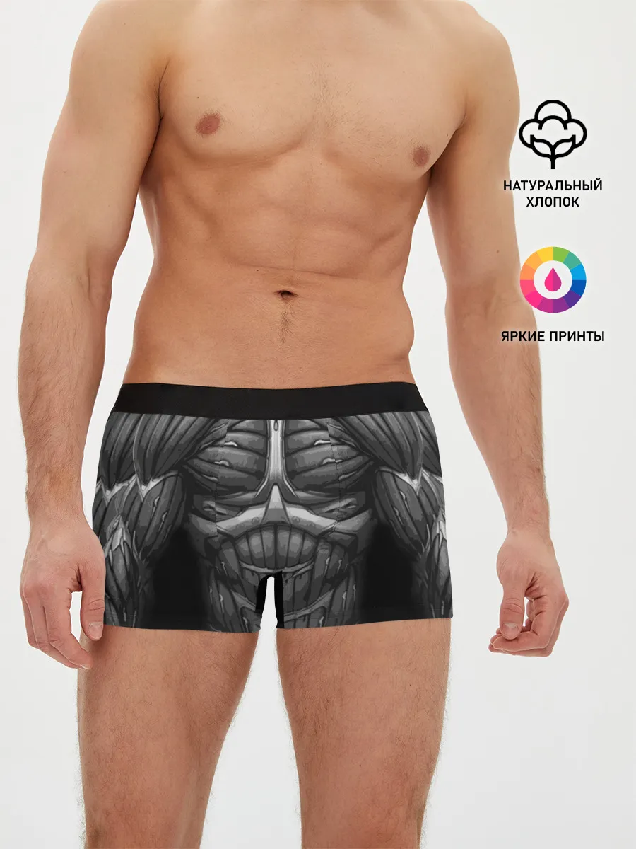 Мужские трусы боксеры / Экзоскелет CRYSIS
