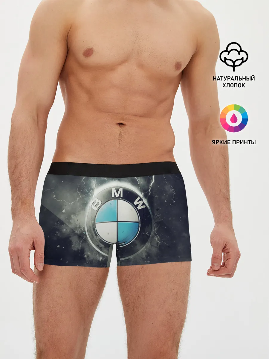 Мужские трусы боксеры / Логотип BMW
