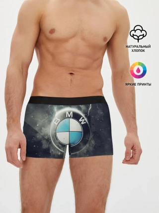 Мужские трусы боксеры / Логотип BMW