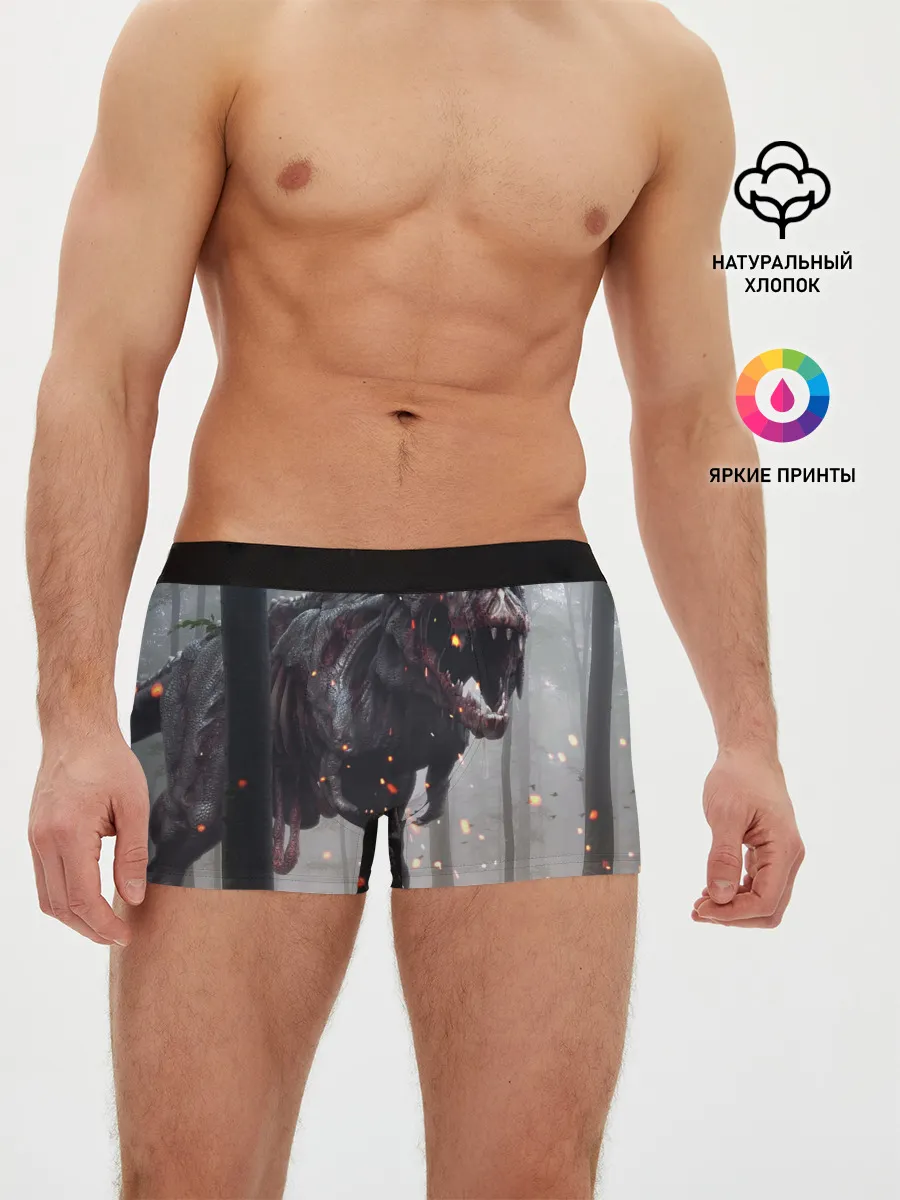 Мужские трусы боксеры / мир юрского периода