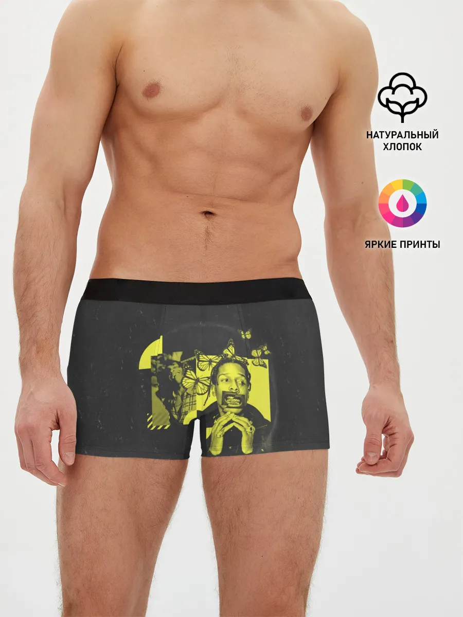 Мужские трусы боксеры / ASAP Rocky. TESTING