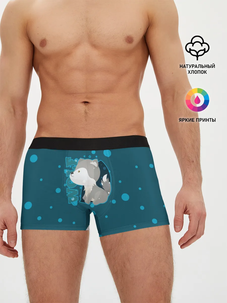 Мужские трусы боксеры / Wolf